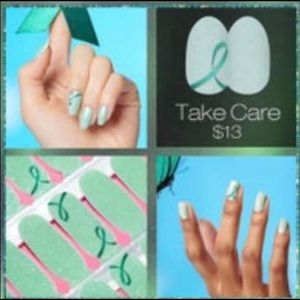 Color Street Take Care Mental Health Awareness Ribbon Set - Retired & New